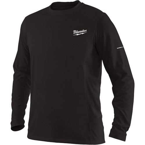 Workskin? Long Sleeve Shirt, Material, Polyester, Size, 2X-Large, Colour, Black, Men's/Women's, Men's, Sleeve Length, Long sleeve