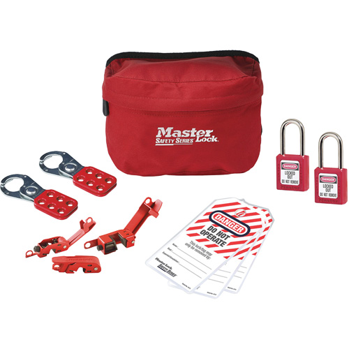 Basic Lockout Kit with Zenex? Thermoplastic Locks, No. of Components Included, 11, Type of Kit, Electrical, Usage Rating, Severe Use, Lock Body Width, 1-1/2"