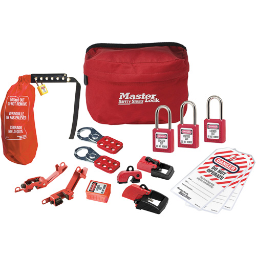 Premier Lockout Kit with Zenex? Thermoplastic Locks, No. of Components Included, 16, Type of Kit, Electrical, Usage Rating, Severe Use, Lock Body Width, 1-1/2"