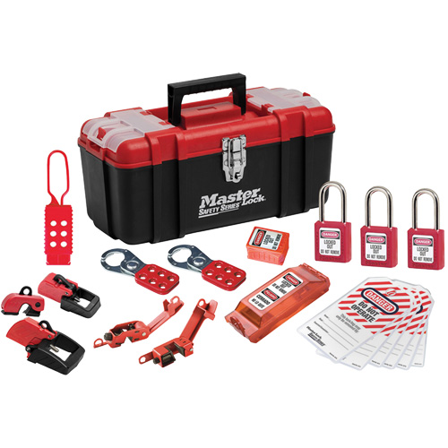 Basic Lockout Kit with Zenex? Thermoplastic Locks, No. of Components Included, 20, Type of Kit, Electrical, Usage Rating, Severe Use, Lock Body Width, 1-1/2"