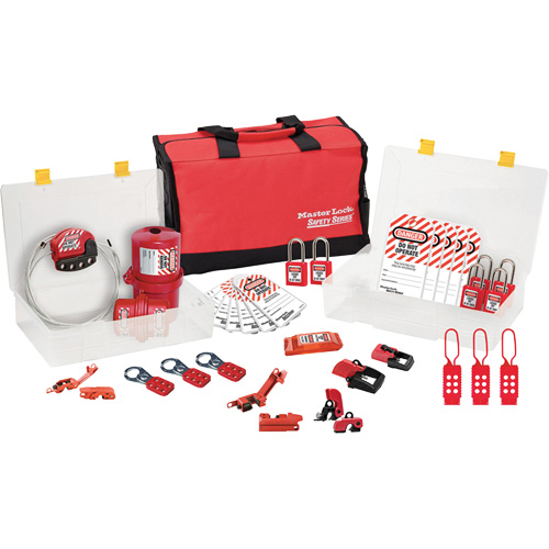 Premier Lockout Kit with Zenex? Thermoplastic Locks, No. of Components Included, 27, Type of Kit, Electrical, Usage Rating, Severe Use, Lock Body Width, 1-1/2"