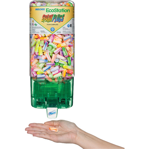 SparkPlugs Earplugs TouchFree EcoStation? Dispenser Starter Kit, Certification(s), CSA Class AL, NRR, 33 dB