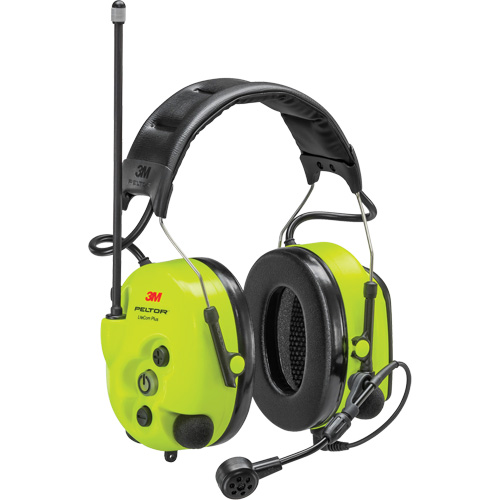 Peltor? LiteCom Plus Headset, Style, Headband, Meets/Exceeds CSA Class, None, Battery Life, 20 Hours, Battery Type, Rechargeable Lithium-ion