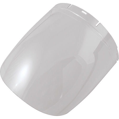 Quad 500? Premium Anti-Fog Multi-Purpose Faceshield, Height, 9", Width, 12-1/8", Thickness, 0.06", Standard(s) Met, ANSI Z87+