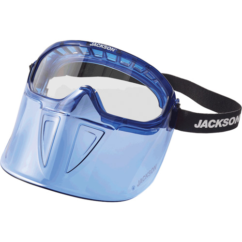 GPL500 Premium Goggle with Detachable Face Shield, Ventilation Type, Indirect, Lens Tint, 3.0, Standard(s) Met, ANSI Z87+, Lens Coating, Anti-Fog, Colour, Blue