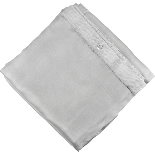 Silica Cloth Fiberglass Blanket, Dimensions, 6' W x 6' L, Weight Per Square Yard, 18 oz., Temperature Resistance, 1800 øF