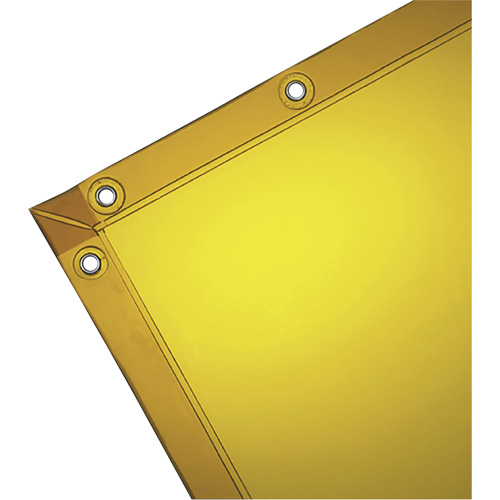Welding Curtain, Colour, Yellow, Dimensions, 72" x 72", Transparency, High