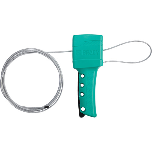 Red All Purpose Cable Lockout, Length, 8'