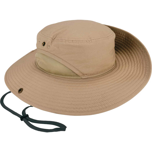 Chill-Its 8936 Lightweight Ranger Hat with Mesh Paneling, Colour Family, Khaki, Size, Large/X-Large, Brim Width, 3-1/2"