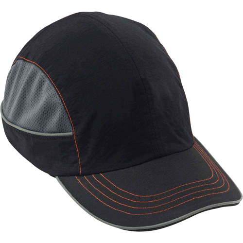 Skullerz 8950XL Bump Cap with Long Brim, Suspension Type, None, Colour, Black