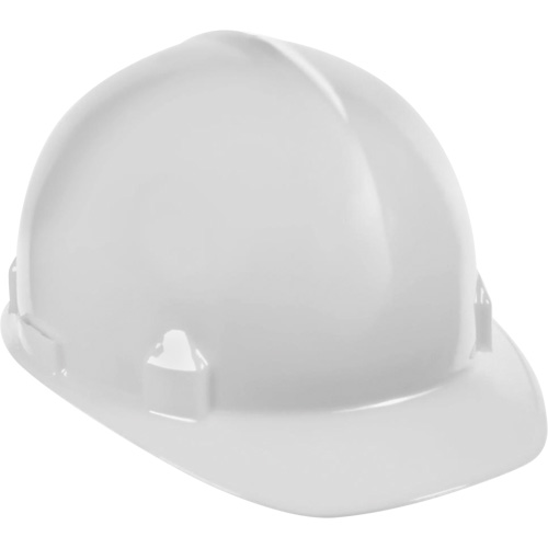 SC-6 Cap Style Hardhat, Suspension Type, Ratchet, Colour, White, Venting Type, Non-Vented, Certification(s), Meets/Exceeds CSA Type 1/ANSI Type I, Fits Head Sizes, 6.5 - 8
