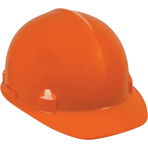 SC-6 Cap Style Hardhat, Suspension Type, Ratchet, Colour, Orange, Venting Type, Non-Vented, Certification(s), Meets/Exceeds CSA Type 1/ANSI Type I, Fits Head Sizes, 6.5 - 8