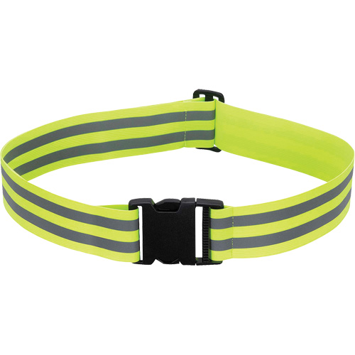 1148 High-Visibility Adjustable Safety Belt, Width, 2", Colour, High Visibility Lime-Yellow & Silver