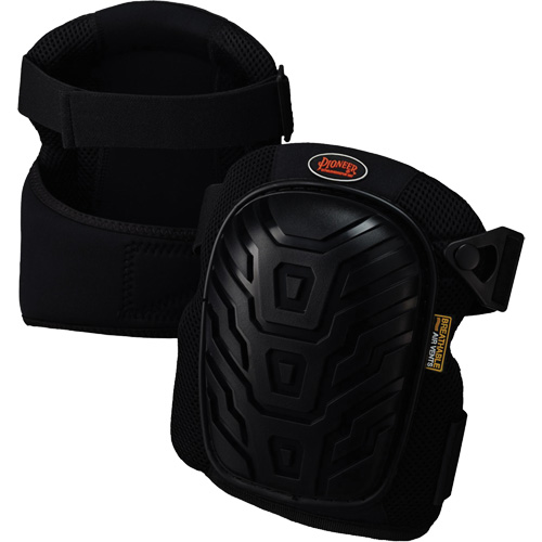 169 Air Vented Knee Pad, Closure Type, Hook and Loop, Pad Type, Gel, Cap Material, Gel