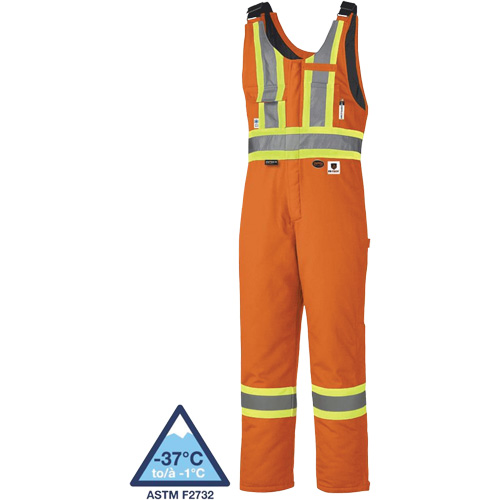 5534A Flame-Resistant Quilted Safety Overalls, Size, 2X-Large, Colour, Orange, Arc Rating, 58 cal/cmý, Standard(s) Met, ASTM F1506