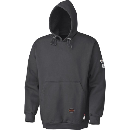 335 Flame-Resistant Pullover Hoodie, Material, Cotton, Size, 3X-Large, Colour, Black, Men's/Women's, Men's, Additional Certification(s), CGSB 155.20-2017 & CSA Z462-2021, Thermal Protective Performance (TPP), 12.6 cal/cmý