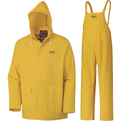 577 3-Piece Rain Suit, Material, Polyester/PVC, Size, 3X-Large, Colour, Yellow