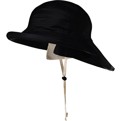 D5050 Black Dry King? Offshore Traditional Sou'wester Hat, Material, Rubber, Size, Large, Colour, Black