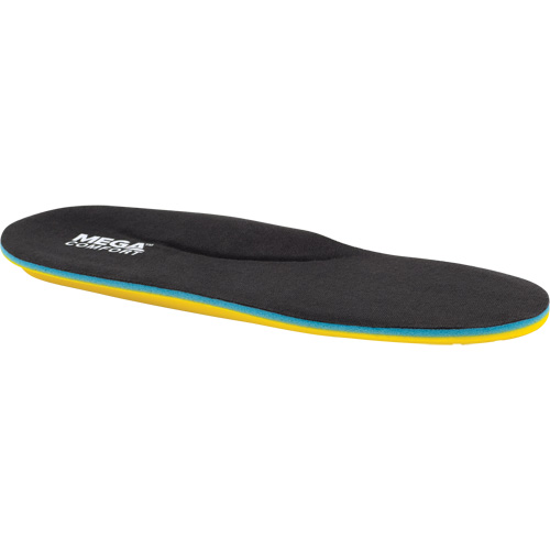 Puncture-Resistant Personal Anti-Fatigue Insole, Fits Shoe Size, Men's 12 - 13, Arch Type, Low/Medium/High, Toe Shape, Round