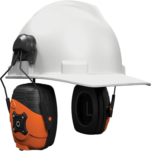 Safety Orange Link 2.0 Bluetooth Earmuffs, Style, Cap Mount, NRR dB, 21, Manufacturer's Warranty, 1-Year Limited