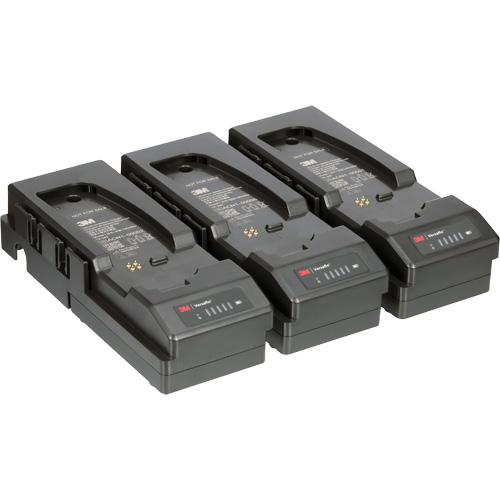 Versaflo? 3-Station Battery Charger Pack for Versaflo? TR-300+ PAPR, Type, Battery Charger, Series, TR, Battery Type, Lithium-Ion Rechargeable, Charging Time, Approx. 3.5 hrs.