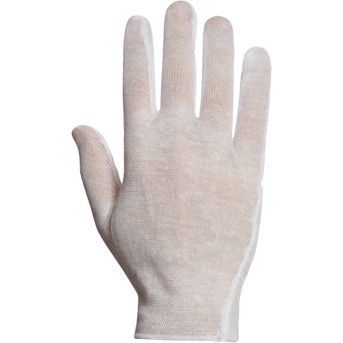 Superior? ML40 Inspection Glove, Size, One Size, Material, Poly/Cotton, Cuff Style, Hemmed