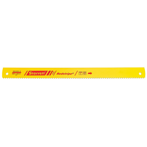 Restripe? Power Hacksaw Blade, Length, 18", Width, 1-1/2", Thickness, 0.075", Material, High Speed Steel