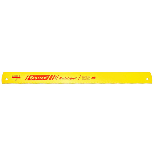 Restripe? Power Hacksaw Blade, Length, 26", Width, 2-3/16", Thickness, 0.1", Material, High Speed Steel