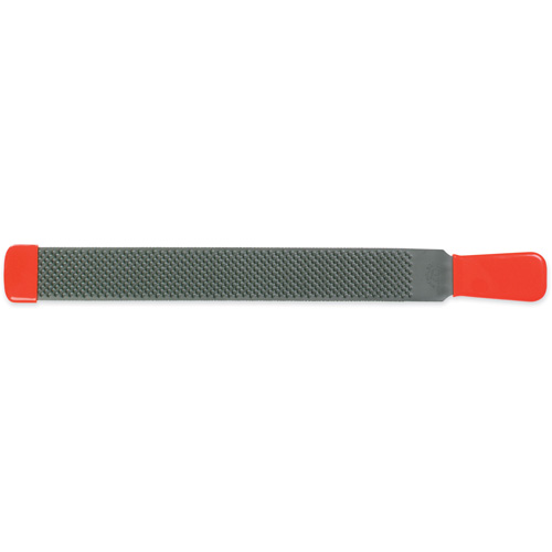 Farrier's Handy Rasp & File with Cushion Grip, Shape, Rectangular, Length, 17-1/10", Cut Type, Second, Handle Material, Cushion Grip, Manufacturer's Warranty, 1 Year