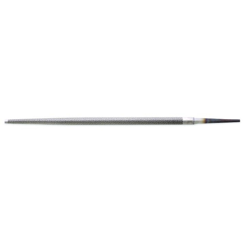 Single Cut File, Shape, Round, Length, 7-47/50", Cut Type, Bastard, Handle Colour, Red, Handle Length, 4"