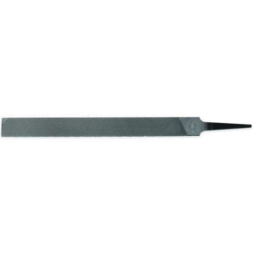 Hand Second File, Shape, Flat, Length, 10", Cut Type, Second