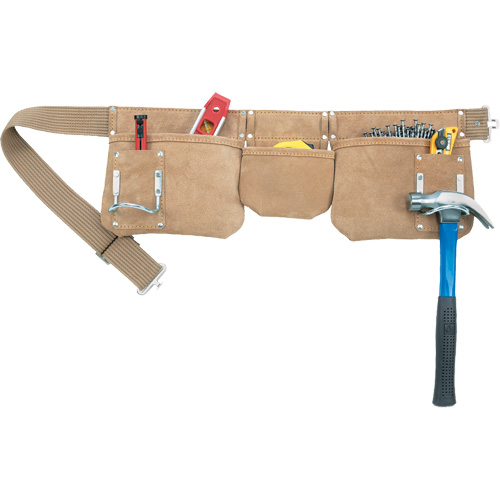 Carpenter's Apron, Colour, Beige, Material, Leather, No. of Pockets, 6, Size, Medium