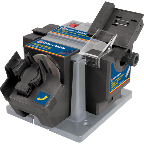 Multi-Purpose Electric Sharpener, Overall Width, 8", Overall Length, 7", Overall Height, 6", Max. Wheel Diameter, 2-3/16", Min. Drill Diameter, 1/8"
