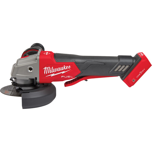 M18 Fuel? No-Lock Braking Grinder with One-Key? Paddle Switch (Tool Only), Voltage, 18 V, Wheel Size, 4-1/2" or 5", Battery Type, Lithium-Ion, No Load RPM, 8500
