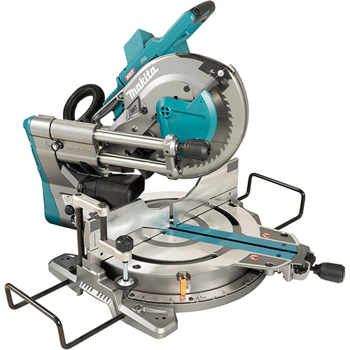 XGT Mitre Saw with Brushless Motor (Tool Only), Voltage, 40 V, Blade Size, 10", Battery Type, Lithium-Ion, Mitre Range, 60ø Left/60ø Right, Bevel Capacity, 48ø Left / 48ø Right, Battery Type, 40V Max Li-Ion