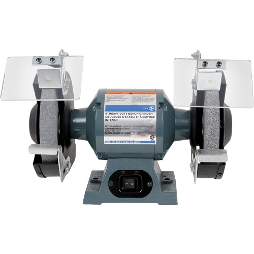 BGC-8 Bench Grinder, Wheel Diameter, 8", HorsePower, 1/2 HP, No Load Speed, 3600 RPM, Amperage, 5 A, 60 Hz, Arbor Size, 5/8"