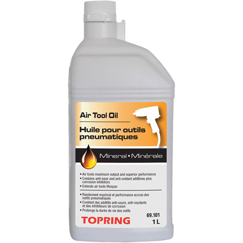 Recommended Oil For Filter/Regulator & Lubricator, Format, 1 L, Container Type, Bottle