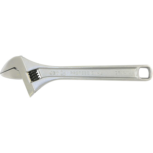 AWP-10 Super Heavy-Duty Professional Adjustable Wrench, Length, 10", Max. Jaw Width, 1-5/16", Finish, Chrome, Handle Type, Plain