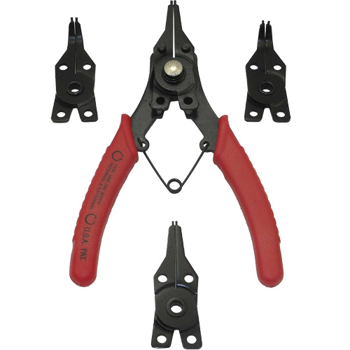 SRP-1S Convertible Snap Ring Plier Set, No. of Pieces, 5, Length, 6"