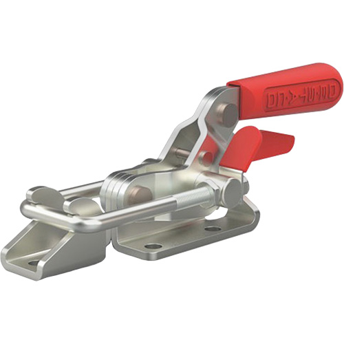 Toggle Lock Plus? Pull Action Latch Clamp, Maximum Holding Capacity, 2000 lbf, Max Hook Adjustment, 0.76"