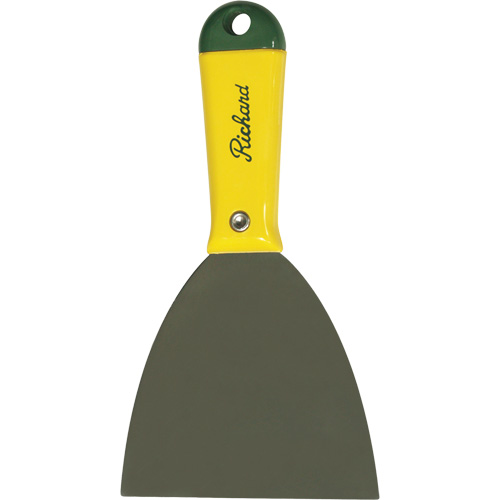 Signature Series Stiff Taping Knife, Blade Material, High-Carbon Steel, Blade Width, 4", Handle Material, Polypropylene
