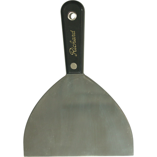 Putty Knife, Blade Material, High-Carbon Steel, Blade Length, 6", Handle Material, Polypropylene