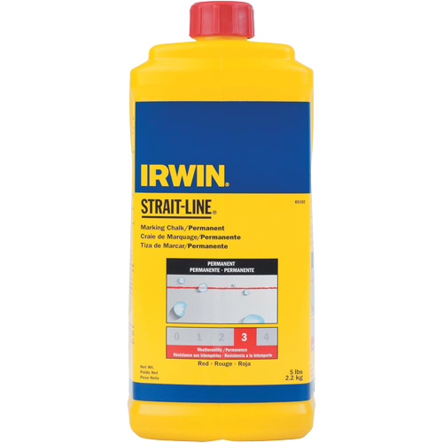 Permanent Marking Chalk, Colour, Red, Weight, 5 lbs.