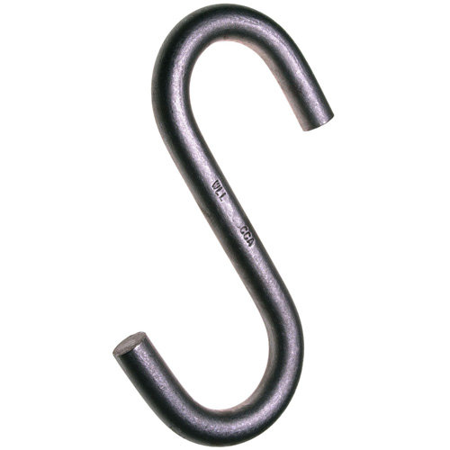 Cam-Alloy? S-Hook, Material, Alloy Steel, Size, 1/2", Working Load Limit, 1000 lbs. (0.5 tons), Finish, Bright