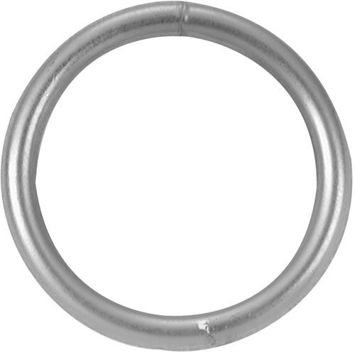 Campbell? Welded Ring, Finish, Bright, Size, 4", Working Load Limit (Lbs.), 1700, Material, Steel