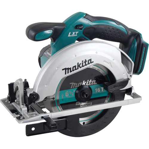 Cordless Circular Saw (Tool Only), Voltage, 18 V, Blade Size, 6-1/2", Battery Type, Lithium-Ion, No Load RPM, 3700, Power Output, 0.83 kW, Fuel Tank Capacity, 600 ml