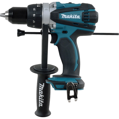 Cordless Hammer Drill/Driver (Tool Only), Voltage, 18 V, Chuck Size, 1/2", Battery Type, Lithium-Ion, Overall Length, 15-5/8", Net Weight, 2.7 lbs.