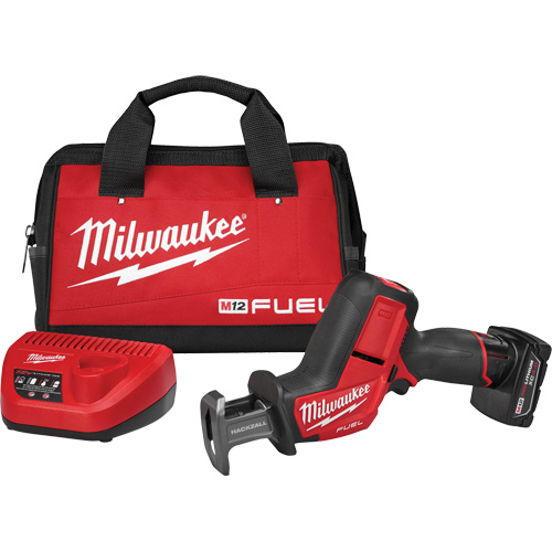 M12 Fuel? Hackzall? Reciprocating Saw Kit, Voltage, 12 V, Battery Type, Lithium-Ion, Strokes per Minute (SPM), 0 - 3000, Stroke Length, 5/8", Manufacturer's Warranty, 5 Year Limited