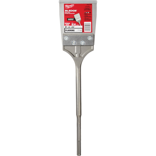 Self-Sharpening Floor Scraper, Blade Width, 6", Overall Length, 25", Material, Steel, Shank Type, SDS-Max