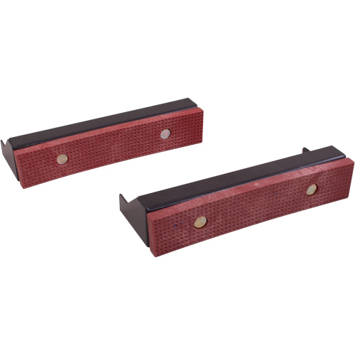 Fiber Grip Jaws, Width, 6", Material, Fibre